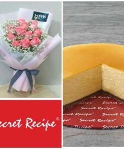 (BC4) Flowers & Secret Recipe cake