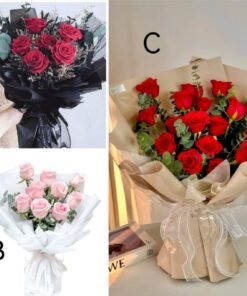 V1 (Fresh Import Rose Package: 6 Roses or more)