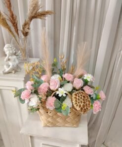 (M22) SOAP FLOWER BASKET