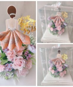 (M25) Cash & Soap Carnation Box