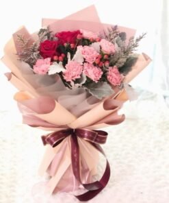 (M8) Carnation & Rose Bouquet